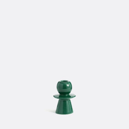 Greta 10cm High Ceramic Candlestick - thumbnail 1