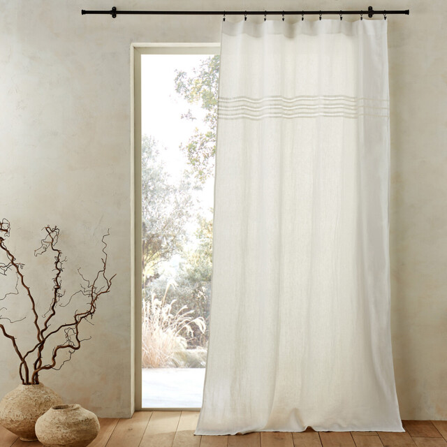 Scala Linen Curtain Panel - image 1