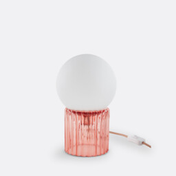Dima Opaline & Coloured / Streaked Glass Lamp