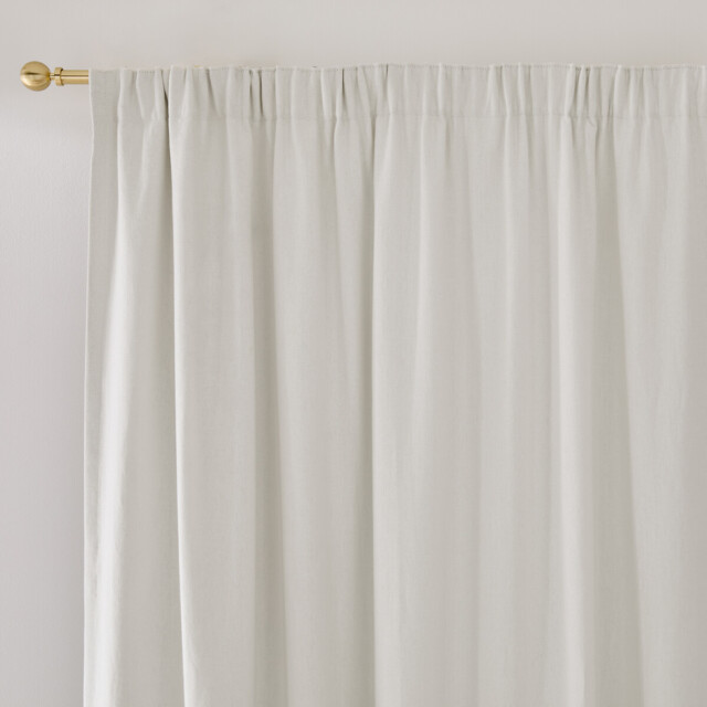 Coline Linen Thermal Curtain with Pencil Pleat and Wave - image 1