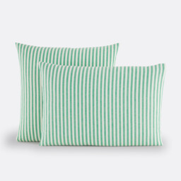 Soizic Green Cotton Pillowcase - thumbnail 1
