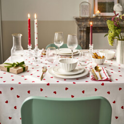 Set of 2 Scacco Heart Print Candles - thumbnail 2
