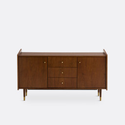 Ronda Vintage Sideboard in Walnut Veneer - thumbnail 3