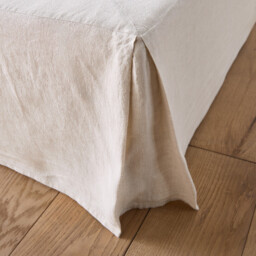 Abella Washed Linen Valance Sheet - thumbnail 2