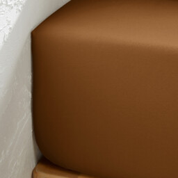Victor Plain Washed Cotton Satin 300 Thread Count Fitted Sheet - thumbnail 2