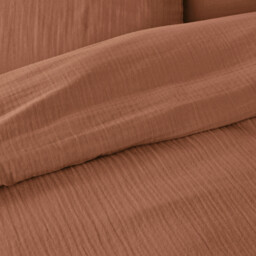 Kumla Children's Plain Cotton Muslin Fitted Sheet - thumbnail 3