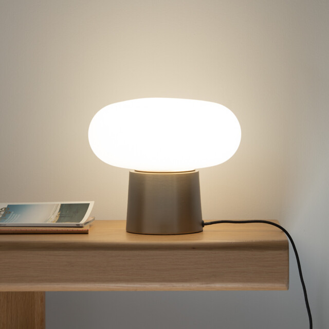 Faith Opaline Glass Table Lamp - image 1