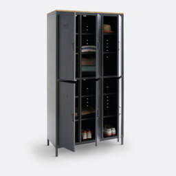 Hiba 6-Door Metal Cubicle Locker - thumbnail 3