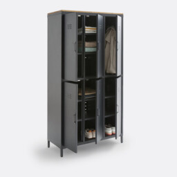 Hiba 6-Door Metal Cubicle Locker - thumbnail 4