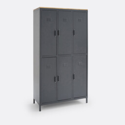 Hiba 6-Door Metal Cubicle Locker