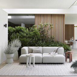 Linear Recycled Polyester Outdoor Rug - thumbnail 2