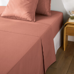 Scenario Plain Cotton Percale 200 Thread Count Flat Sheet - thumbnail 2