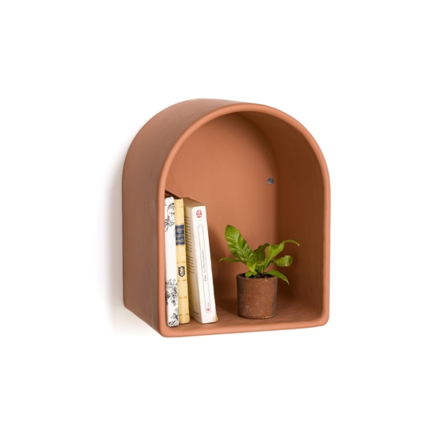 Teracota Terracotta Finish Wall Shelf - image 1