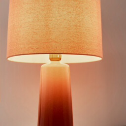 Grezza Ceramic/Linen Table Lamp, Height 47cm - thumbnail 4
