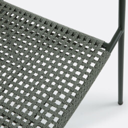 Set of 2 Namy Steel/Rope Garden Armchairs - thumbnail 4
