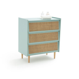 Taga Cane Detail Chest of 3 Drawers