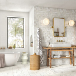 Calendes Solid Mango Wood Side Table - thumbnail 2