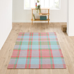 Indao Checked 50% Recycled Cotton Rug - thumbnail 1