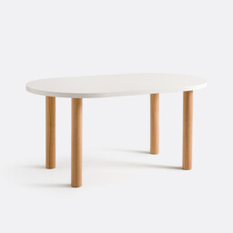 Set of 4 Table Legs, Veneered, Alzar - thumbnail 4