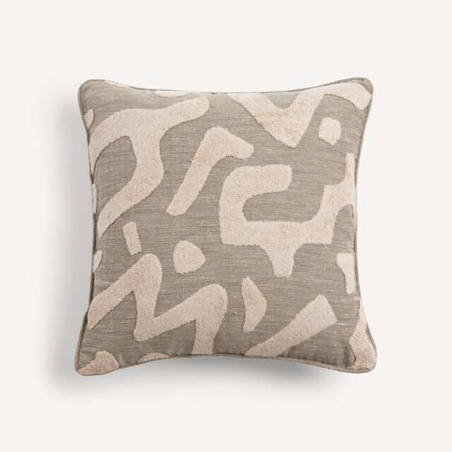 Alecta Embroidered Fleece Cushion Cover - image 1
