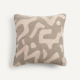 Alecta Embroidered Fleece Cushion Cover - thumbnail 1