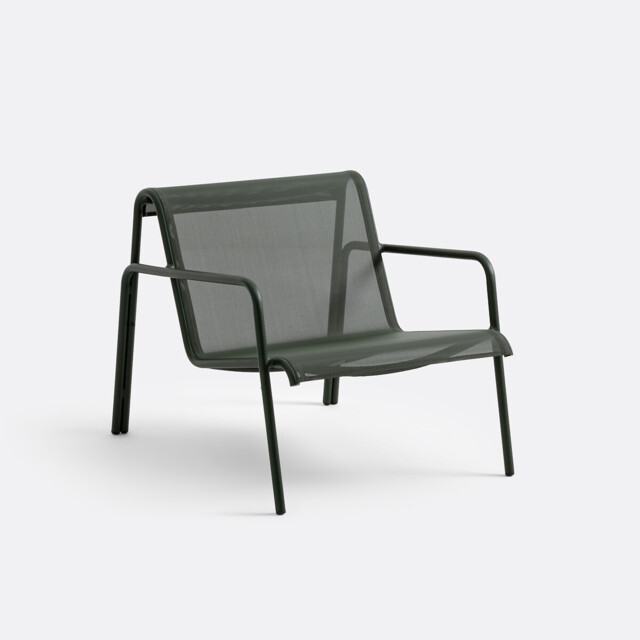 Low Aluminium and Textilene Armchair Lysa - image 1