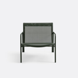 Low Aluminium and Textilene Armchair Lysa - thumbnail 3