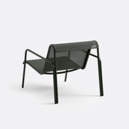 Low Aluminium and Textilene Armchair Lysa - thumbnail 4