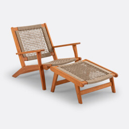 Ambel Eucalyptus Sun Lounger - thumbnail 1