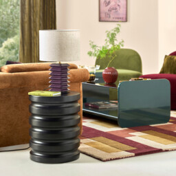 Table Lamp in Ceramic and Linen Remilo - thumbnail 3