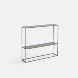 Miva 2-Tier Steel Console Table