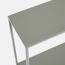 Miva 2-Tier Steel Console Table - thumbnail 3