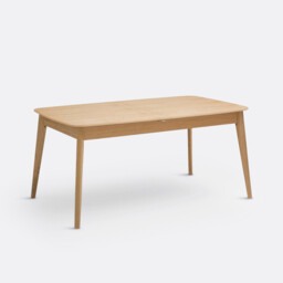 Biface Oak Veneer Extendable Table (Seats 4-10)