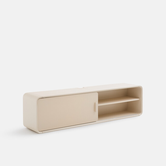 Redag Matt Lacquered Wall-Mounted TV Stand - image 1