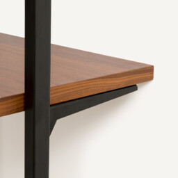 Archivita Shelf in Walnut Veneer W60 X D35cm - thumbnail 4