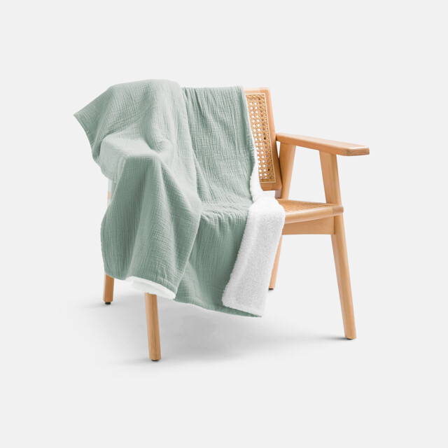 Kumla Fleece & Cotton Muslin Blanket - image 1