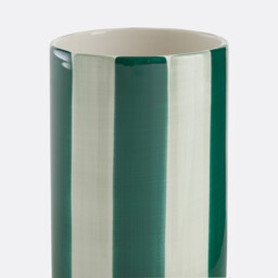 Jaoma Striped Ceramic Vase Height 18cm - thumbnail 2