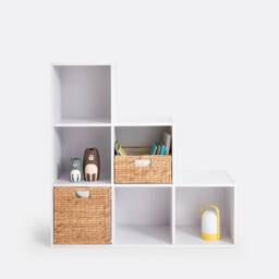 Diny 6-Compartment Stepped Storage Unit - thumbnail 2