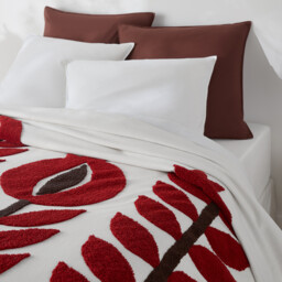 Cortes Embroidered Cotton Bedspread - thumbnail 3