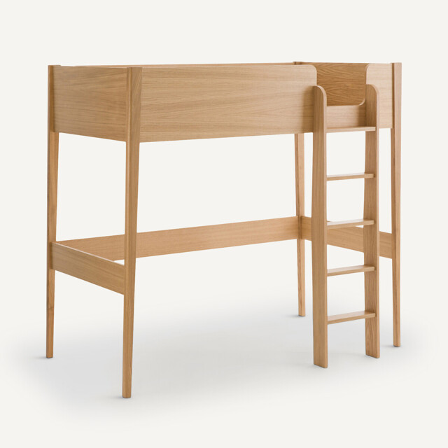 Alceste Oak Veneer Mezzanine Bed - image 1