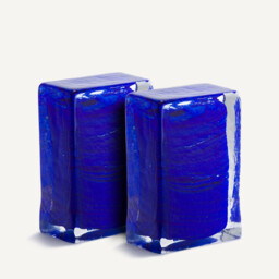 Set of 2 Diafani Glass Bookends