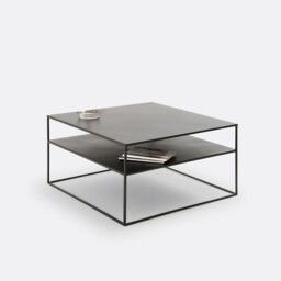 Miva Square Steel and Metal Coffee Table - thumbnail 3