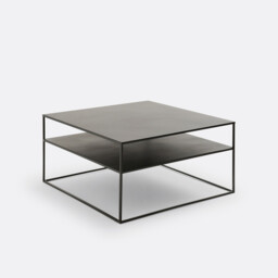 Miva Square Steel and Metal Coffee Table