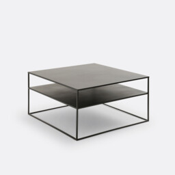Miva Square Steel and Metal Coffee Table - thumbnail 1