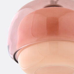 Kinoko 21.5cm Diameter Coloured Glass Ceiling Light - thumbnail 3
