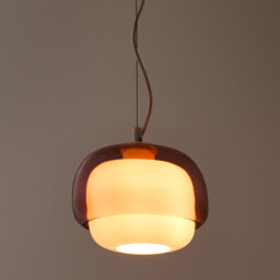 Kinoko 21.5cm Diameter Coloured Glass Ceiling Light - thumbnail 2