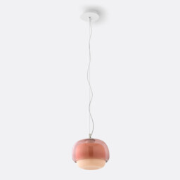 Kinoko 21.5cm Diameter Coloured Glass Ceiling Light - thumbnail 4