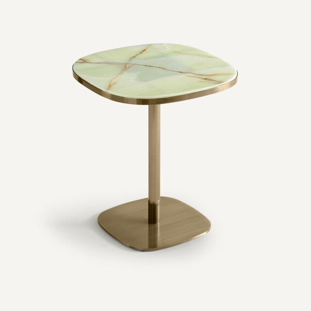 Lixfeld 60cm Diameter Jade & Metal Bistro Table (Seats 2) - image 1