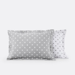 Clarisse Polka Dot Cotton Pillowcase - thumbnail 3