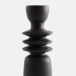 Greta 18cm High Ceramic Candlestick - thumbnail 2